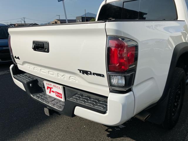 タコマ  ダブルキャブ TRD PRO 左ハンドル 4WD レザーシート シートヒーター ナビTV バックカメラ Bluetooth ETC ドラレコ クルーズコントロール スマートキー 16inアルミホイール(25枚目)