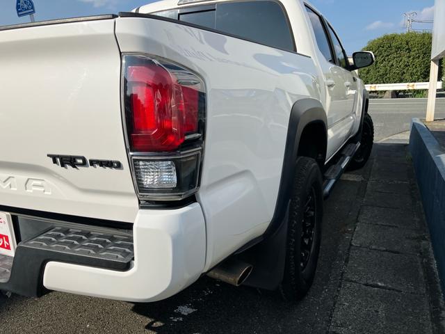 タコマ  ダブルキャブ TRD PRO 左ハンドル 4WD レザーシート シートヒーター ナビTV バックカメラ Bluetooth ETC ドラレコ クルーズコントロール スマートキー 16inアルミホイール(27枚目)