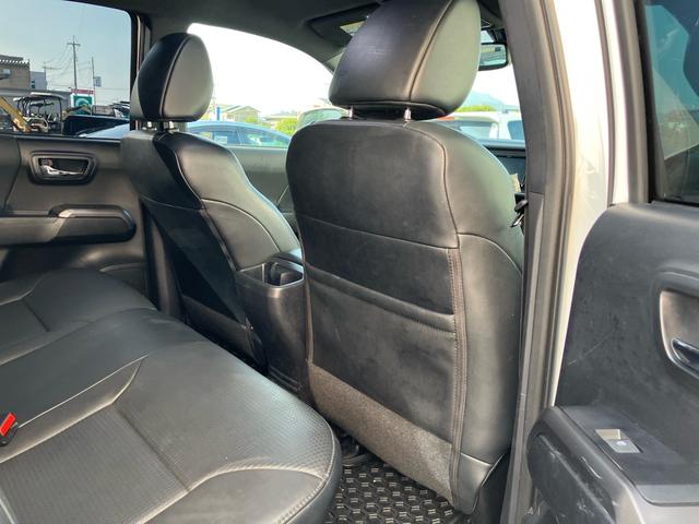 タコマ  ダブルキャブ TRD PRO 左ハンドル 4WD レザーシート シートヒーター ナビTV バックカメラ Bluetooth ETC ドラレコ クルーズコントロール スマートキー 16inアルミホイール(32枚目)