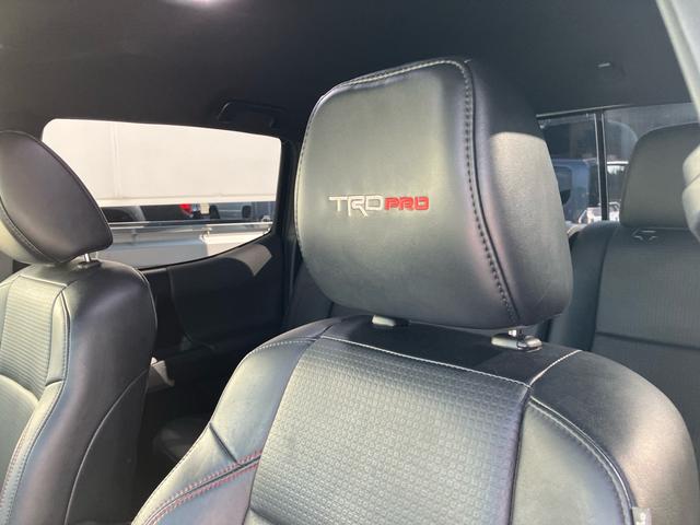 タコマ  ダブルキャブ TRD PRO 左ハンドル 4WD レザーシート シートヒーター ナビTV バックカメラ Bluetooth ETC ドラレコ クルーズコントロール スマートキー 16inアルミホイール(62枚目)