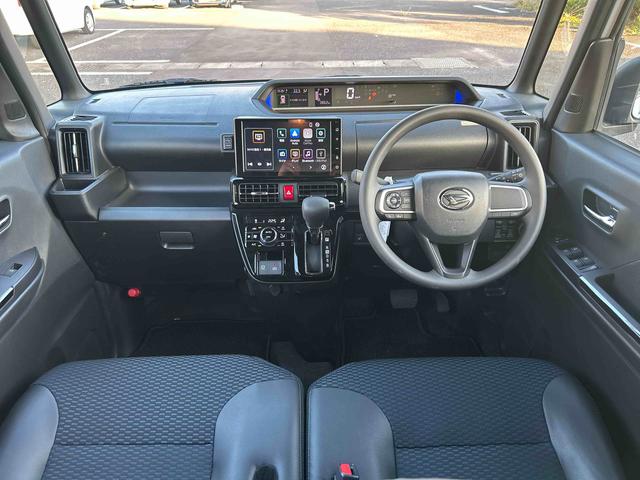 タント カスタムＸ　インパネシフト　プッシュスタートスイッチ　電子カードキー　電動パーキングブレーキ　両側パワースライドドア　車線逸脱防止　アルミホイール　ＡＢＳ　ディスプレイオーディオ　シートヒーター（15枚目）