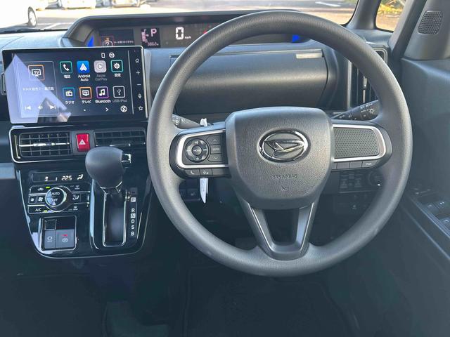 タント カスタムＸ　インパネシフト　プッシュスタートスイッチ　電子カードキー　電動パーキングブレーキ　両側パワースライドドア　車線逸脱防止　アルミホイール　ＡＢＳ　ディスプレイオーディオ　シートヒーター（16枚目）