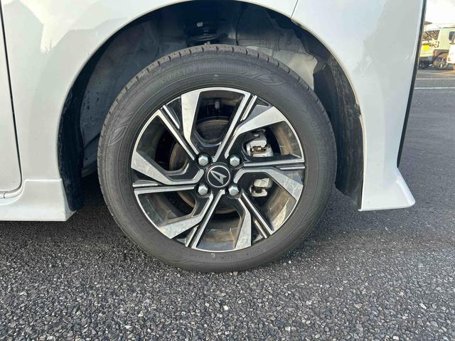 タント カスタムＸ　インパネシフト　プッシュスタートスイッチ　電子カードキー　電動パーキングブレーキ　両側パワースライドドア　車線逸脱防止　アルミホイール　ＡＢＳ　ディスプレイオーディオ　シートヒーター（21枚目）