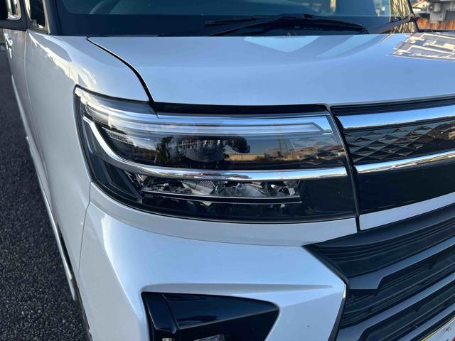 タント カスタムＸ　インパネシフト　プッシュスタートスイッチ　電子カードキー　電動パーキングブレーキ　両側パワースライドドア　車線逸脱防止　アルミホイール　ＡＢＳ　ディスプレイオーディオ　シートヒーター（24枚目）