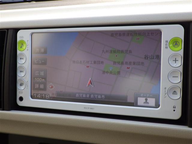 パッソ X ユルリ 盗難防止 キーフリー スマキー Wエアバッグ 記録簿有 運転席エアバッグ ミュージックプレイヤー接続可 ABS パワステ TVナビ ワンセグテレビ メモリナビ ベンチ席 全席PW AAC Bカメラ(4枚目)