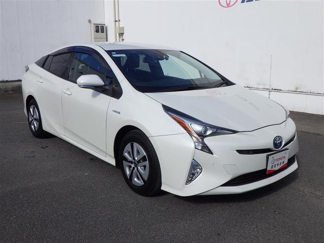 プリウス A AC100V 衝突軽減ブレーキシステム Bモニタ LEDヘッド クルーズコントロール セキュリティー スマートキー パワーステアリング ドライブレコーダー ETC 1オーナー アルミホイル SRS(20枚目)