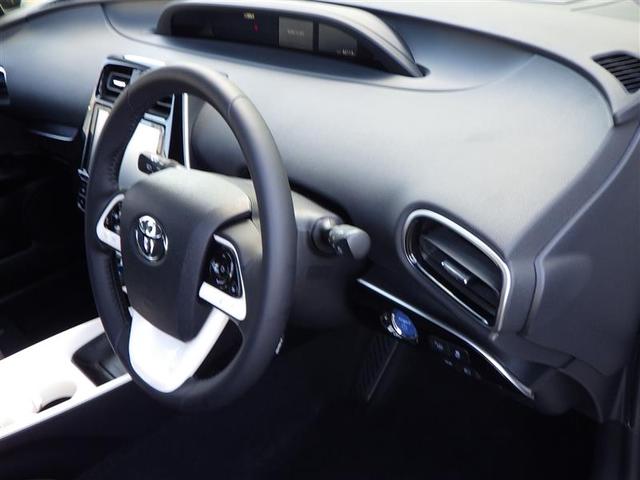 プリウス A AC100V 衝突軽減ブレーキシステム Bモニタ LEDヘッド クルーズコントロール セキュリティー スマートキー パワーステアリング ドライブレコーダー ETC 1オーナー アルミホイル SRS(32枚目)