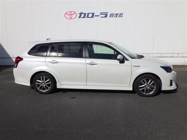 カローラフィールダー ハイブリッドG ダブルバイビー インテリキー 横滑防止 HDDナビ ミュージックプレイヤー接続可 フルセグTV オートエアコン DVD再生 アルミホイール キーフリーシステム サイドエアバッグ ナビTV パワーウィンドウ ABS(17枚目)