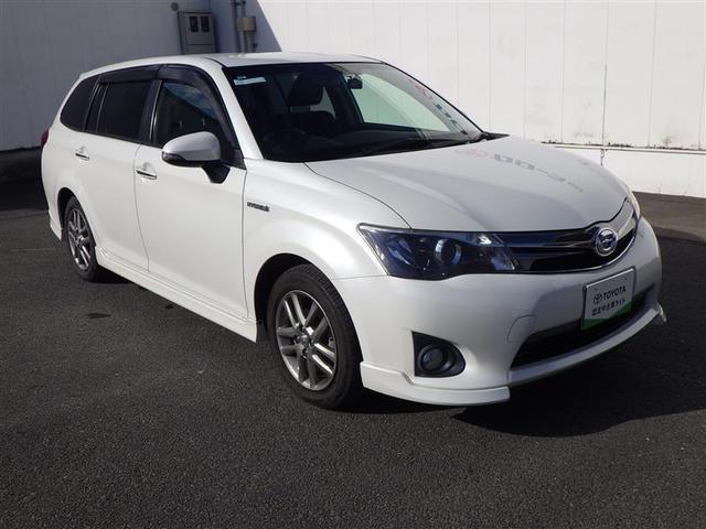 カローラフィールダー ハイブリッドG ダブルバイビー インテリキー 横滑防止 HDDナビ ミュージックプレイヤー接続可 フルセグTV オートエアコン DVD再生 アルミホイール キーフリーシステム サイドエアバッグ ナビTV パワーウィンドウ ABS(18枚目)