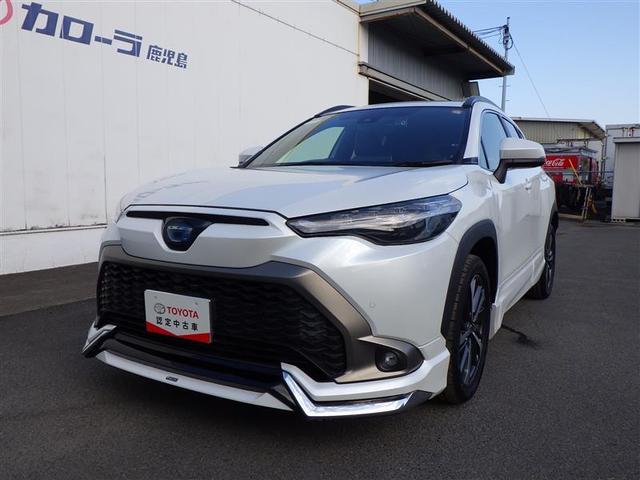 カローラクロス ハイブリッド　Ｚ　電動シ－ト　ドライブレコーダ　エアロ付　ワンオ－ナ－車　プリクラッシュセーフティシステム　キーレスエントリー　横滑防止装置　整備記録簿　ＡＡＣ　盗難防止システム　メディアプレイヤー接続　オートクルーズ（3枚目）