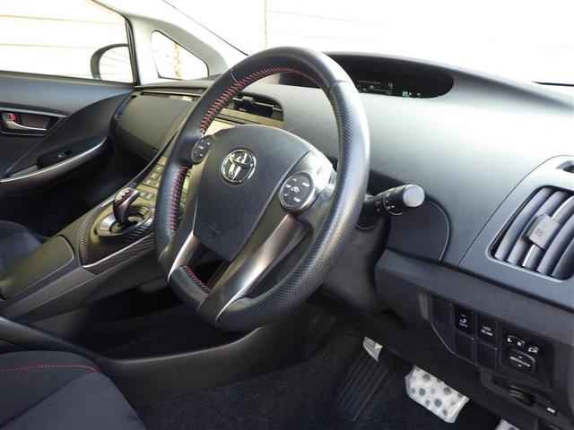 プリウス Sツーリングセレクション・G’s WSRS 地デジフルセグ AC PW 盗難防止 横滑り防止機能 キーレスキー 整備記録簿 メモリナビ カーテンエアバック ABS 運転席エアバック ナビTV スマートキー&プッシュスタート パワステ(33枚目)