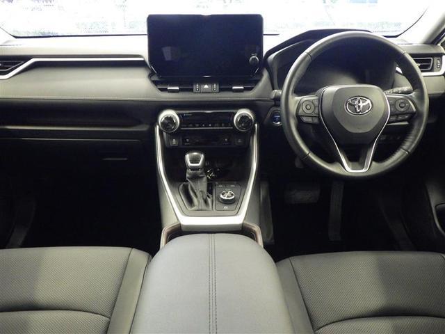 RAV4 ハイブリッドG 衝突被害軽減装置 パノラマサンルーフ AC100V電源 バックモニター 地デジTV LEDヘッドライト スマキー 電動シ-ト AWD TVナビ パワステ 横滑り防止装置 クルコン AAC エアバッグ(4枚目)