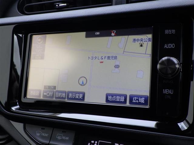 アクア Sスタイルブラック AUX端子 バックモニタ- 地デジフルセグ ナビTV イモビライザー スマートキープッシュスタート アルミホイール ETC付き Wエアバッグ キーフリ メモリーナビゲーション 横滑り防止装置付き PS(6枚目)