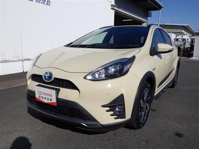 アクア クロスオーバー　グラム　セキュリティアラーム　ＤＶＤ再生　ＬＥＤヘッドランプ　バックカメラ　ワンオーナー　メモリーナビ　ＥＴＣ　ドラレコ　アルミ　ナビ＆ＴＶ　横滑り防止　キーレス　エアバック　オートエアコン　ＡＢＳ（2枚目）