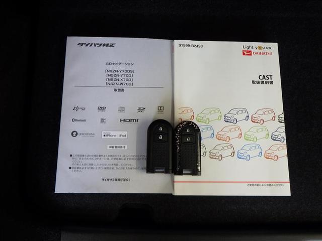 キャスト スタイルＧ　ＶＳ　ＳＡＩＩＩ　アイストップ　軽減ブレーキ　地デジＴＶ　ナビＴＶ　Ｂカメラ　ＬＥＤランプ　フルオートエアコン　ＥＴＣ　キーフリー　スマートキー　ドラレコ　エアバック　アルミホイール　整備記録簿　メモリーナビ　ＡＢＳ（40枚目）