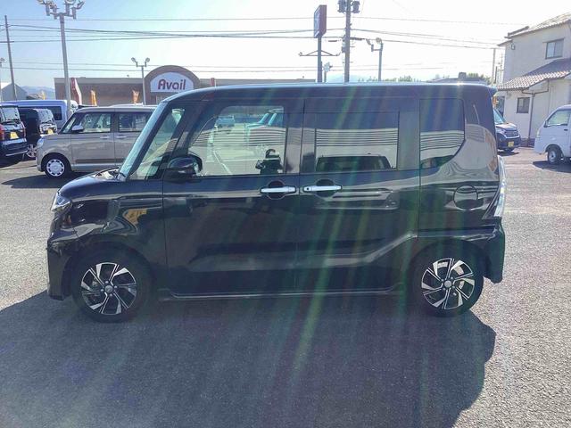 タント カスタムX インパネシフト プッシュスタートスイッチ 電子カードキー 電動スライドドア 衝突軽減ブレーキ 車線逸脱防止 アルミホイール ABS カーナビ(5枚目)