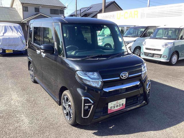 タント カスタムX インパネシフト プッシュスタートスイッチ 電子カードキー 電動スライドドア 衝突軽減ブレーキ 車線逸脱防止 アルミホイール ABS カーナビ(6枚目)