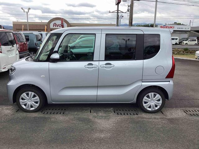 タント Ｌ　インパネシフト　プッシュスタートスイッチ　電子カードキー　レーダーブレーキサポート　オートエアコン　車線逸脱防止　両側スライドドア　ＡＢＳ（5枚目）