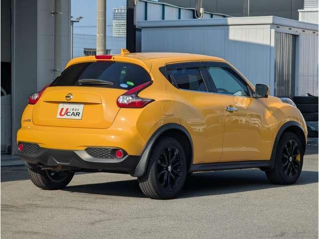 ジューク １５ＲＸ　Ｖセレクション　前後ドラレコ　ＥＴＣ　全周囲カメラ　ＡＵＴＯエアコン　フルセグテレビ　横滑り防止機能　ＤＶＤ再生機能　セキュリティーアラーム　パワーウィンドウ　ＡＵＸ　スマートエントリー　Ａストップ　アルミホイール（18枚目）