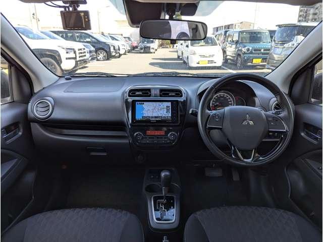 ミラージュ １．２Ｇ　メモリーナビ　バックカメラ　Ｂｌｕｅｔｏｏｔｈ　ドラ　オートクルーズ　衝突軽減ブレーキ　フルセグＴＶ　アルミホイール　Ｂカメラ　ＤＶＤ再生可能　横滑り防止装置　インテリキー　フルオートエアコン　ＡＢＳ（11枚目）