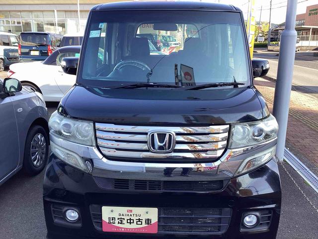 N-BOXカスタム G・ターボパッケージ ターボ車 インパネシフト プッシュスタートスイッチ 電子カードキー アルミホイール 左右パワースライドドア ABS オートエアコン(2枚目)