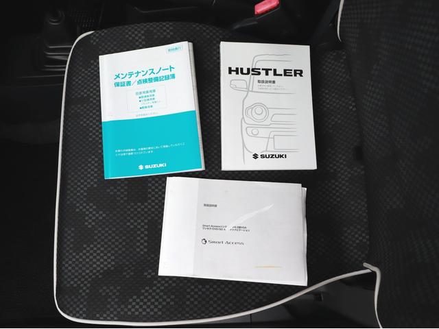 ハスラー Ｇ　５速Ｍ／Ｔ　ナビＴＶ後カメラ　ブルートゥース　ＤＶＤ　キーレス　シートヒーター　電動格納ドアミラー　プライバシーガラス　タイヤ４本＆バッテリー新品（46枚目）