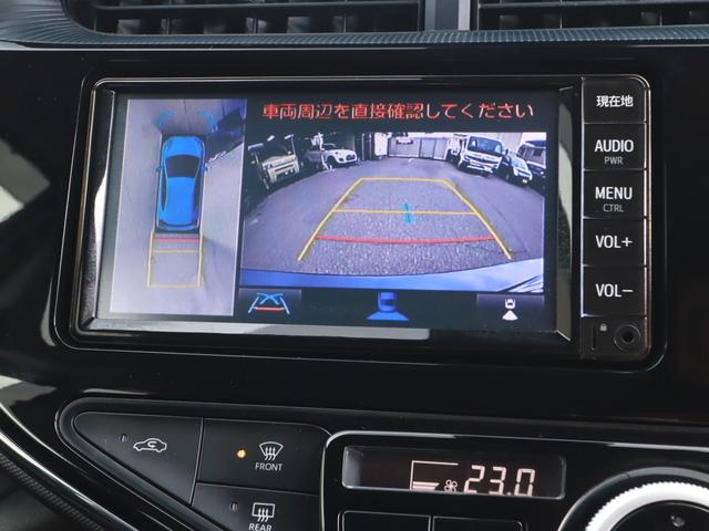 アクア Ｓスタイルブラック　純正ナビＴＶ全周囲カメラＢＴ　ＥＴＣ　Ｐスタート　ステアリモコン　前後パーキングセンサー　ＬＥＤライト　衝突軽減　補機バッテリー新品（13枚目）