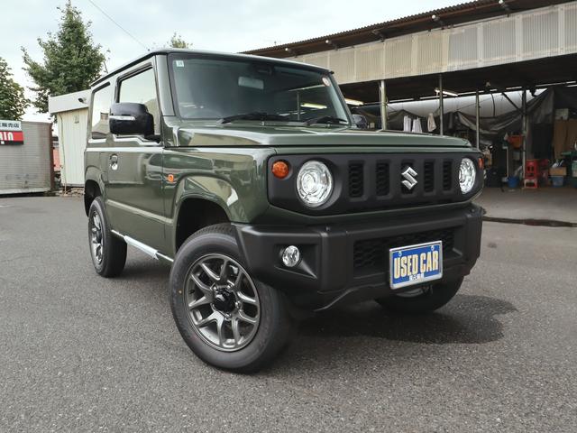 ジムニー ＸＣ　８インチナビＴＶハイマウントＢカメラＢＴ　Ｐスタート　ステアリモコン　リアＰセンサー　ＬＥＤライト　フォグ　アルミ　コーティング＆マット＆バイザー付（7枚目）