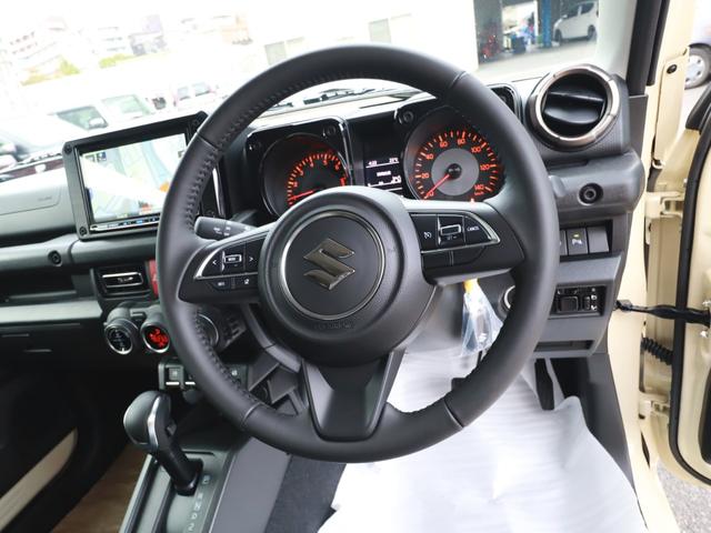 ジムニー ＸＣ　８インチナビＴＶハイマウントＢカメラＢＴ　Ｐスタート　ステアリモコン　リアＰセンサー　ＬＥＤライト　フォグ　アルミ　コーティング＆マット＆バイザー付（15枚目）