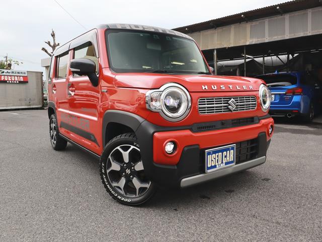 ハスラー ハイブリッドＸ　純正９インチナビＴＶ全周囲カメラＢＴ　ドラレコ前後　ＥＴＣ　リアＰセンサー　シートヒーター　ＬＥＤライト＆フォグ　アルミ　バッテリー新品（7枚目）