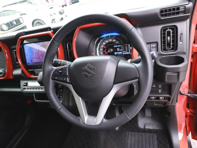 ハスラー ハイブリッドＸ　純正９インチナビＴＶ全周囲カメラＢＴ　ドラレコ前後　ＥＴＣ　リアＰセンサー　シートヒーター　ＬＥＤライト＆フォグ　アルミ　バッテリー新品（15枚目）