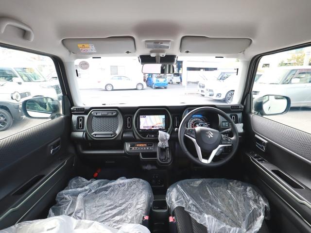 ハスラー タフワイルド 8インチナビTV後カメラBT Pスタート ステアリモコン LEDライト&フォグ リアPセンサー アルミ コーティング&マット&バイサー付(12枚目)