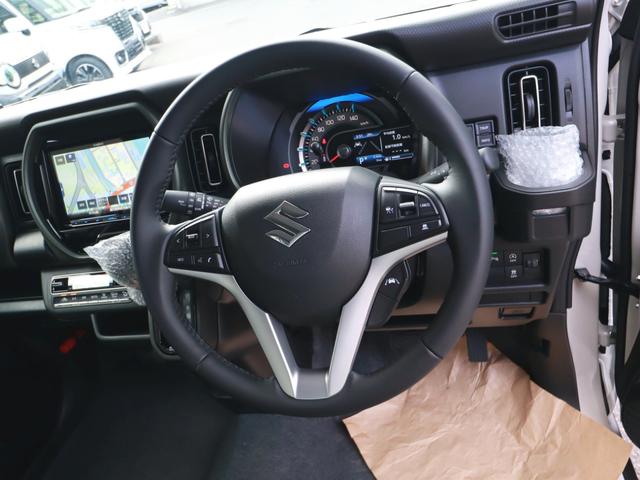 ハスラー タフワイルド 8インチナビTV後カメラBT Pスタート ステアリモコン LEDライト&フォグ リアPセンサー アルミ コーティング&マット&バイサー付(15枚目)