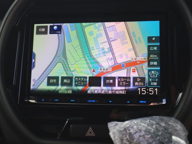 ハスラー タフワイルド 8インチナビTV後カメラBT Pスタート ステアリモコン LEDライト&フォグ リアPセンサー アルミ コーティング&マット&バイサー付(27枚目)