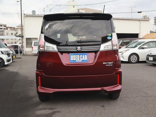 ソリオバンディット ハイブリッドＭＶ　８インチナビＴＶ全周カメラＢＴ　ＥＴＣ　両電スラ　Ｐスタート　シートヒーター　ＬＥＤライト＆フォグ　タイヤ２本＆補機バッテリー新品（4枚目）