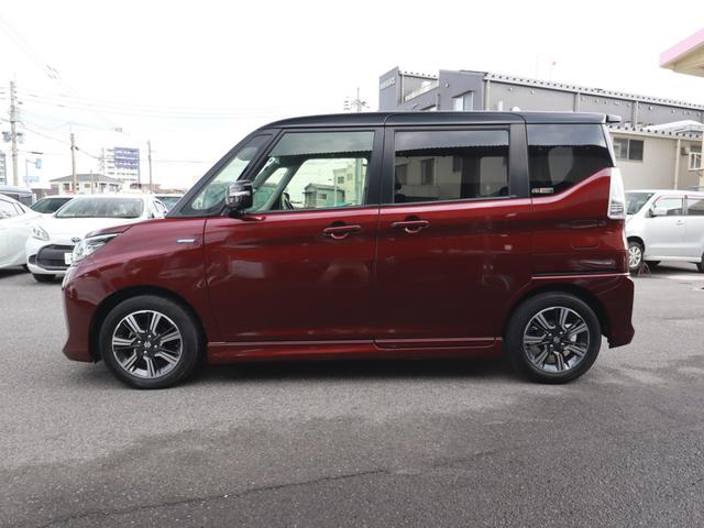 ソリオバンディット ハイブリッドＭＶ　８インチナビＴＶ全周カメラＢＴ　ＥＴＣ　両電スラ　Ｐスタート　シートヒーター　ＬＥＤライト＆フォグ　タイヤ２本＆補機バッテリー新品（6枚目）