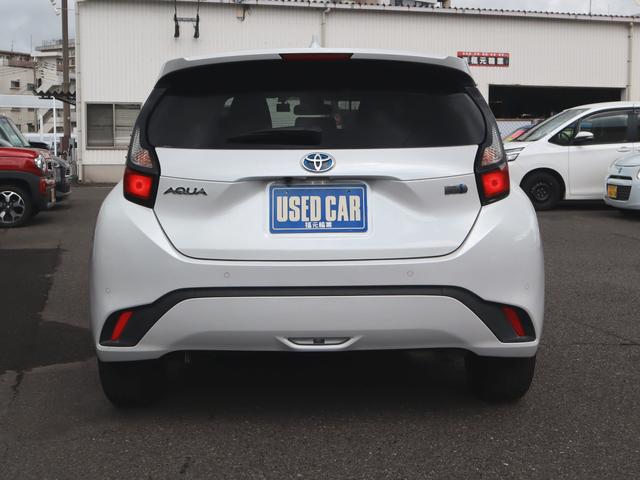 アクア G ナビ後カメラBT ドラレコ ETC2.0 Pスタート ステアリモコン 前後Pセンサー LEDライト レーダークルーズ 100V電源 補機バッテリー新品(4枚目)