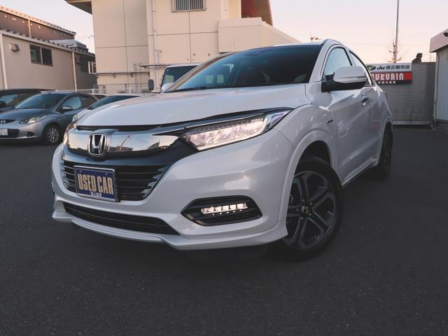 ヴェゼル ハイブリッドZ・ホンダセンシング 8インチナビTV後カメラBT ETC Pスタート パドルシフト レーダークルーズ シートヒーター LEDライト&フォグ(8枚目)