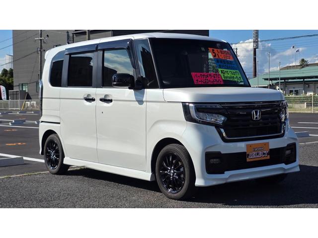 N-BOXカスタム L スタイル+ブラック 純正9インチナビフルセグTV 両側パワースライドドア ETC LEDライト(4枚目)