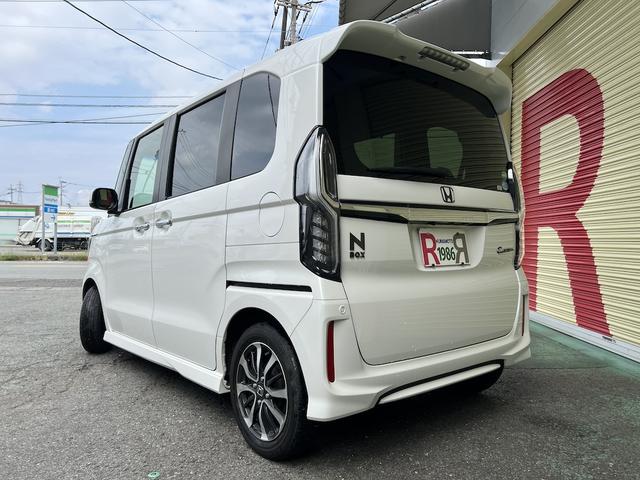 Ｎ－ＢＯＸカスタム Ｇ・Ｌホンダセンシング　純正８型インターナビ　フルセグＴＶ　ＤＶＤ　Ｂカメラ　アプルカプレイ　ＥＴＣ　スマートキー　ＥＧプッシュ　アイスト　左パワースライド　シートＨ　ＬＥＤライト　ＬＥＤフォグ　１４ＡＷ　衝突軽減　ドラレコ（7枚目）