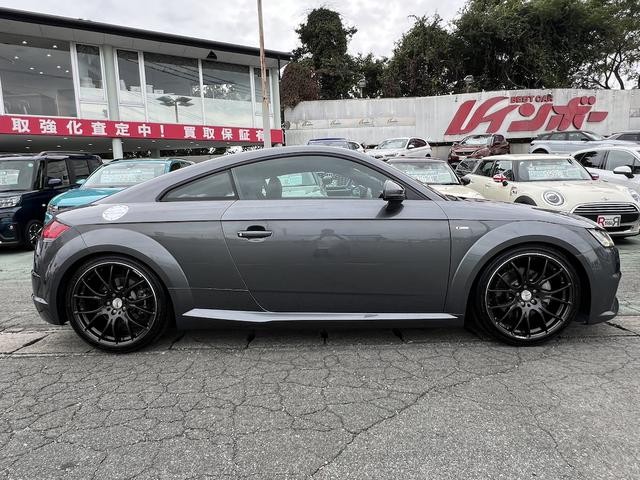 TTクーペ 2.0TFSI クワトロ SラインPKG 4WD 12.3型ナビ フルセグ Bカメラ ETC スマートキー アイスト クルコン ハーフレザーシート マトリクスLEDライト シーケンシャルウィンカー 社外19AW ダウンサス(13枚目)