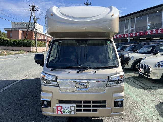 ハイゼットトラック JPスターHappy1+キャンピング・8ナンバー・4人乗り・4WD・ソーラーパネル・FFヒーター・シャワー・ギャレー・電動ステップ・電子レンジ・コンプレッサー式冷蔵庫・強化スプリング・ミラー型ドラレコ(17枚目)