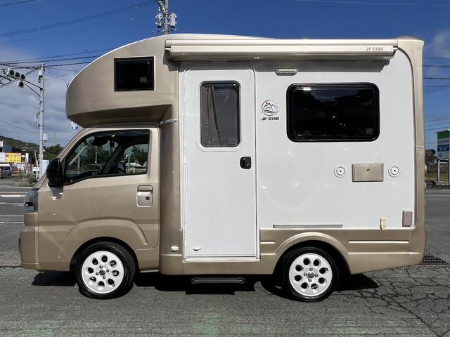 ハイゼットトラック JPスターHappy1+キャンピング・8ナンバー・4人乗り・4WD・ソーラーパネル・FFヒーター・シャワー・ギャレー・電動ステップ・電子レンジ・コンプレッサー式冷蔵庫・強化スプリング・ミラー型ドラレコ(20枚目)