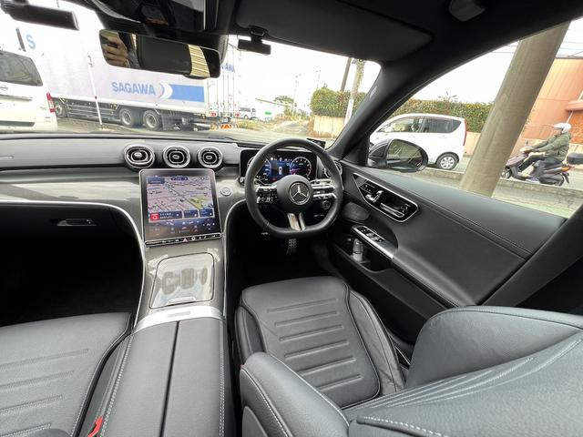 Ｃクラスステーションワゴン Ｃ２００ステーションワゴンアバンギャルドＡＭＧライＰ　１．５ターボＨＶ・サンルーフ・純正１１．９型ＨＤＤナビ・フルセグＴＶ・全方位カメ・ＥＴＣ・ヘッドアップディスプレイ・本革シート・シートＨ・パワーバックドア・ＡＭＧ１８ＡＷ・デジタルライト・ルーフレール（44枚目）
