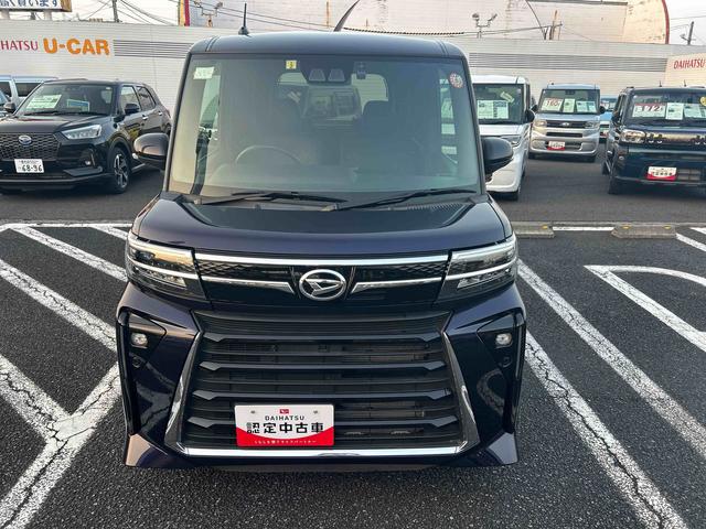 タント カスタムＸ　インパネシフト　プッシュスタートスイッチ　電子カードキー　電動パーキングブレーキ　衝突軽減ブレーキ　車線逸脱防止　アルミホイール　ＡＢＳ　両側パワースライドドア（2枚目）