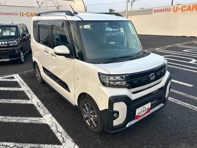 タント ファンクロス　インパネシフト　プッシュスタートスイッチ　電子カードキー　電動パーキングブレーキ　衝突軽減システム　両側オートドア　レーンキープアシスト　ＡＢＳ　アルミホイール　フォグランプ（6枚目）