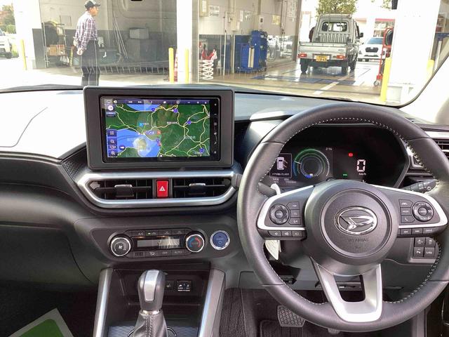 ロッキー プレミアムG HEV プッシュスタートスイッチ 電子カードキー カーナビ 衝突被害軽減システム アルミホイル ABS ETC車載器 ドラレコ オートエアコン(15枚目)