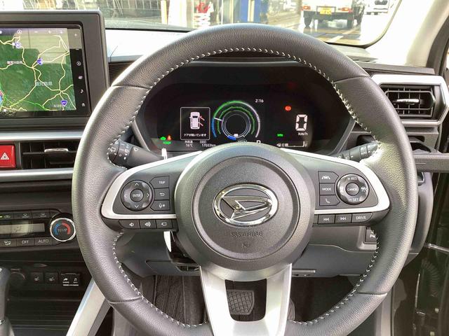 ロッキー プレミアムG HEV プッシュスタートスイッチ 電子カードキー カーナビ 衝突被害軽減システム アルミホイル ABS ETC車載器 ドラレコ オートエアコン(16枚目)