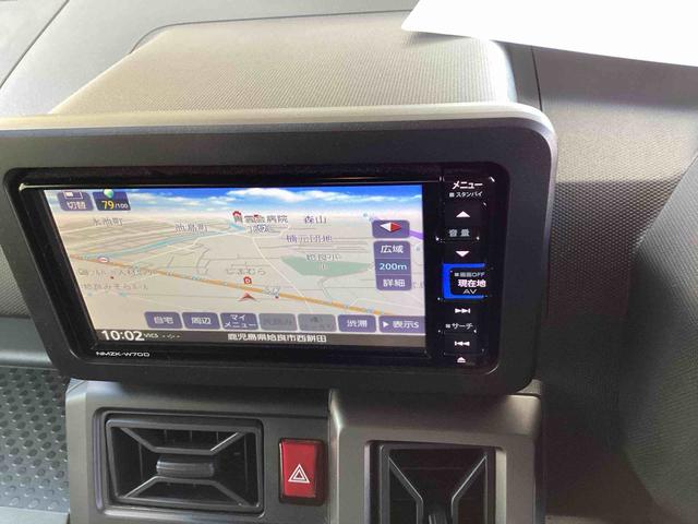 タフト Ｇ　インパネシフト　プッシュスタートスイッチ　電子カードキー　電動パーキングブレーキ　カーナビ　オートマチックハイビーム　被害軽減ブレーキ　車線逸脱防止　ガラスルーフ　アルミホイール　ＡＢＳ（10枚目）