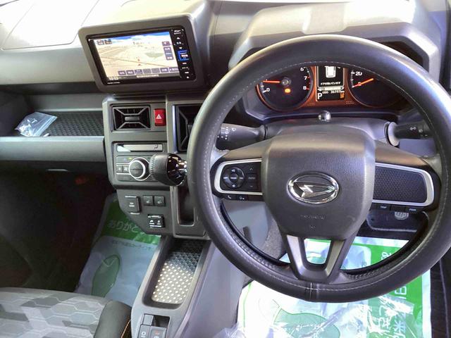 タフト Ｇ　インパネシフト　プッシュスタートスイッチ　電子カードキー　電動パーキングブレーキ　カーナビ　オートマチックハイビーム　被害軽減ブレーキ　車線逸脱防止　ガラスルーフ　アルミホイール　ＡＢＳ（15枚目）